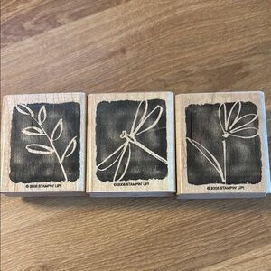 Stampin' Up! All I Have Seen Wooden Stamps - Black and Brown